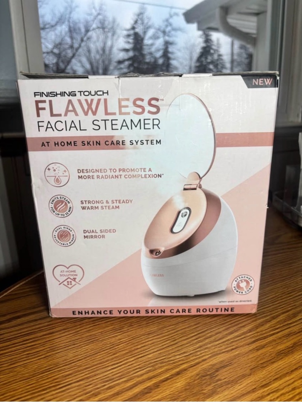 Facial Steamer Finishing Touch Flawless At Home Skin Care System **New In Box** - Picture 7 of 9